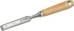 Стамеска-долото "Классик" с деревянной ручкой, хромованадиевая, 22мм, ЗУБР