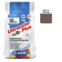 Затирка цементная Mapei Ultracolor Plus № 144 Шоколад 5кг 6014405A