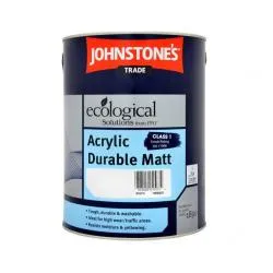 Краска для влажных помещений Johnstone`s Acrylic Durable Matt база Z2 5 л