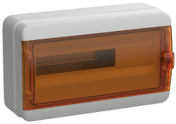 Бокс навесной IEK TEKFOR КМПн-18 IP65 18 модулей оранжевая прозрачная дверц TF5-KP72-N-18-65-K03-K09