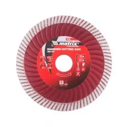 Диск алмазный Matrix Turbo Extra 125 х 22,2 мм, отрезной, сухая резка