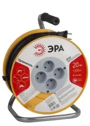 Силовые удлинители ЭРА RP-4-2x0.75-20m без заземления 4гнезда 20м ПВС 2x0,75мм2 Б0017618