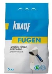 Шпатлевка гипсовая Knauf Fugen(Кнауф-Фуген) универсальная для внутренних работ 5кг