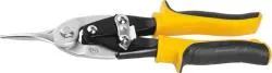 Ножницы JCB по металлу рычажные, хромованадиевая сталь, двухкомпонентная ручка, прямые, 250мм