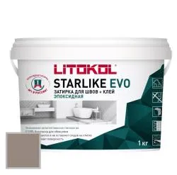 Затирка эпоксидная Litokol Starlike EVO S.225 табак 1кг 485270002