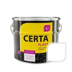 Эмаль по металлу CERTA-PLAST белая 0,8 кг