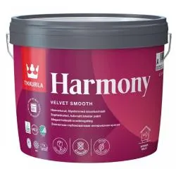 Краска акриловая TIKKURILA HARMONY для стен и потолков, глубокоматовая база A 2.7л 80960010130