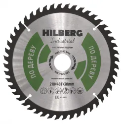 Диск пильный Hilberg INDUSTRIAL дерево 210х30х2,2мм 48T HW211