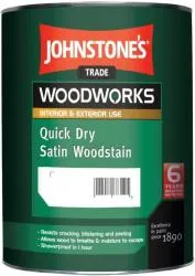 Защитный состав Johnstone's Quick Dry Satin Woodstain Эбеновое дерево 2,5 л