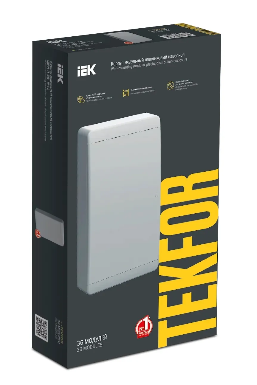 IEK TEKFOR Корпус пласт. ЩРН-П-36 IP41 бел. дверь