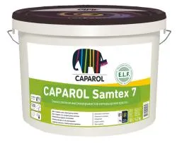 Краска CAPAROL CAPAMIX SAMTEX 7 ELF BAS 1 латексная, износостойкая, шелковисто матовая (10л)
