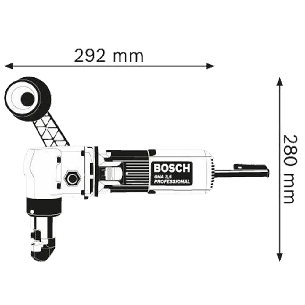 Электрические вырубные ножницы BOSCH 620Bт GNA 3.5 0601533103