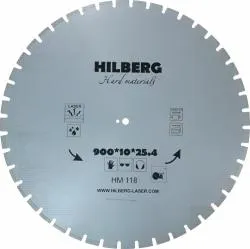 Диск алмазный HILBERG HARD MATERIALS LASER 900мм HM118