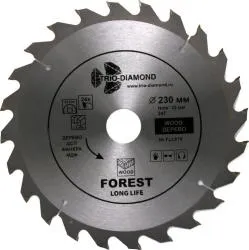 Диск пильный Trio-Diamond FOREST LONG LIFE 230х30/32х2,4мм 24T FLL819