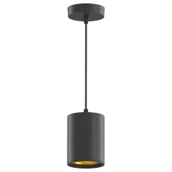 LED светильник накладной (подвесной) HD037 12W (черный/золото) 3000K 79*100мм 1/20