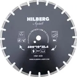 Диск алмазный HILBERG ASPHALT LASER 400мм HM309