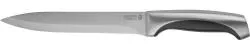 Нож LEGIONER "FERRATA" нарезочный, рукоятка с металлическими вставками, лезвие из нержавеющей стали,