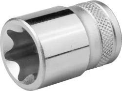 Торцовая головка E24 KRAFTOOL 1/2' Cr-V сталь хромированная 27810-24_z01