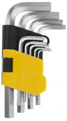 Набор ключей STAYER HEX имбусовые короткие 1.5-10мм 9шт Cr-V  2740-H9