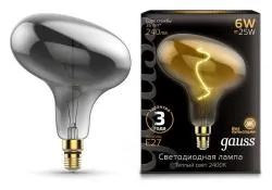 Лампа Gauss LED Vintage Filament Flexible FD180 6W E27 220*280mm Gray 2400K 1/6