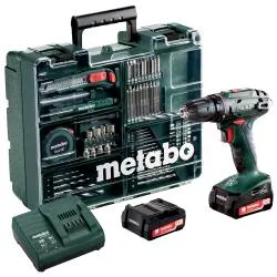 Аккумуляторная дрель-шуруповерт METABO 14,4В 2АКБ кейс BS 14.4 SET