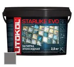 Затирка эпоксидная Litokol Starlike EVO S.125 Серый цемент 2.5кг 485170003