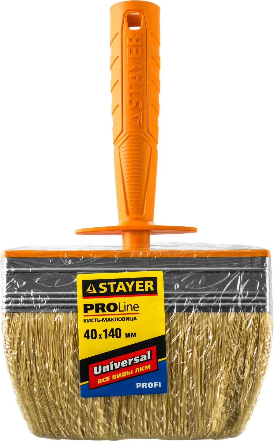 Макловица STAYER PROFESSIONAL UNIVERSAL натур светлая щетина пластмассовый корпус 40х140мм 0182-14