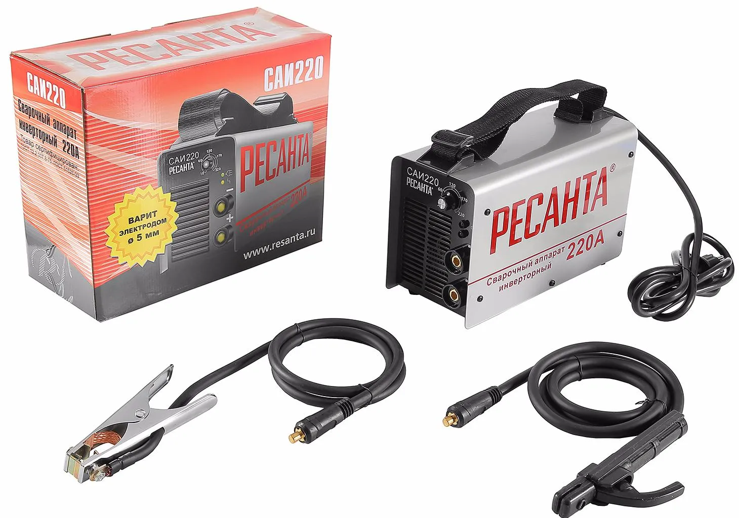 Инверторный сварочный аппарат РЕСАНТА САИ 220