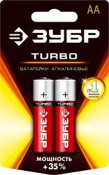 Щелочная батарейка ЗУБР 15В тип АА 2шт Turbo 59213-2C_z01
