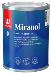 Эмаль по металлу TIKKURILA MIRANOL база A 0,9л для внутренних и наружных работ глянцевая 55560010110