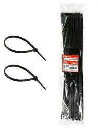 Стяжка кабельная FIXXTOOLS 9х760мм черная упак 50шт 910567