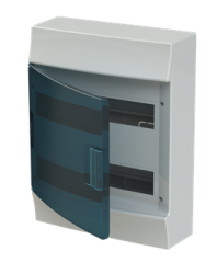 Бокс навесной ABB MISTRAL41 IP41 24 модуля прозрачная зелен дверца 1SPE007717F0521