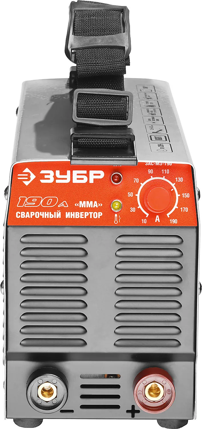 Инвертор сварочный ЗУБР М3 190А MMA IGBT ПВ-35% форсаж дуги горячий старт ЗАС-М3-190