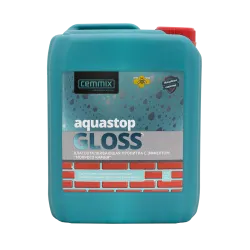 Водооталкивающая пропитка CEMMIX с эффектом мокрого канмя AquaStop Gloss 5л