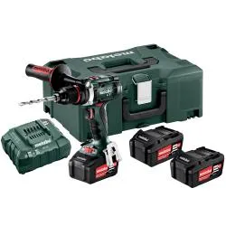 Аккумуляторная дрель-шуруповерт METABO 18В 3АКБ кейс BS 18 LTX Impuls Set