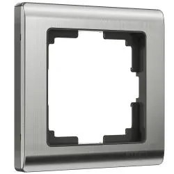 Рамка на 1 пост глянцевый никель WERKEL WL02-Frame-01