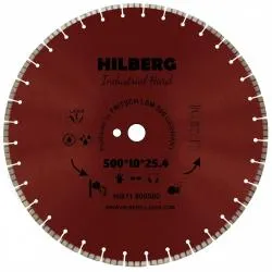 Диск алмазный HILBERG INDUSTRIAL HARD LASER 500мм HI811