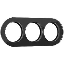 Рамка на 3 поста Черный WERKEL WL21-frame-03