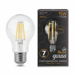 Лампа светодиодная ШАР FILAMENT Graphene А60 Е27 15вт 2700К/GAUSS