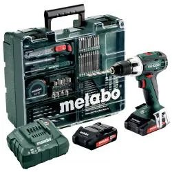 Аккумуляторная дрель-шуруповерт METABO 18В 2АКБ кейс набор BS 18 LT Set