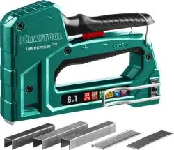 Степлер KRAFTOOL Universal HD 6-в-1 для скоб 53, 53F, 140, 13, 300, 500 3188