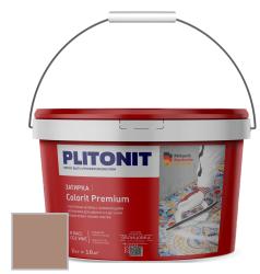 Затирка PLITONIT COLORIT Premium с армирующими волокнами (0,5-13мм) коричневая 2кг 8268