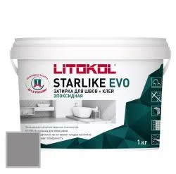 Затирка эпоксидная Litokol Starlike EVO S.115 Серый шелк 1кг 485150002
