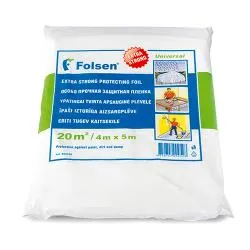 Пленка ремонтная Folsen 4х5м=20м2 голубая прозрачная 094500