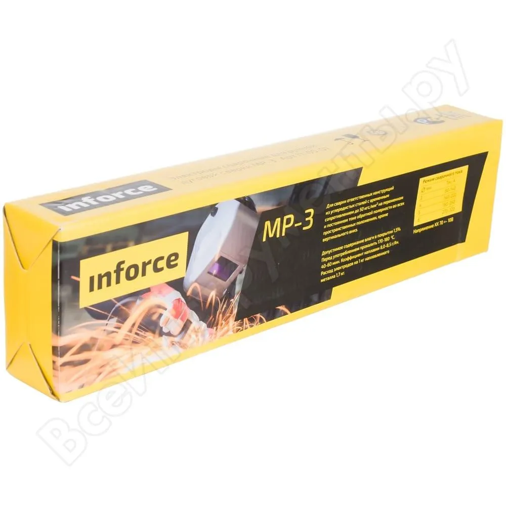 Мр 3 inforce. Электроды для сварки 3мм мр3. электроды inforce мр-3. электроды inforce мгм-50. электроды мр-3 d 3.0 мм fortis тантал.