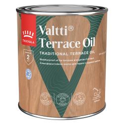 Масло для террас и садовой мебели TIKKIVALA/TIKKURILA VALTTI TERRACE OIL, бесцветный 0,9л 18744