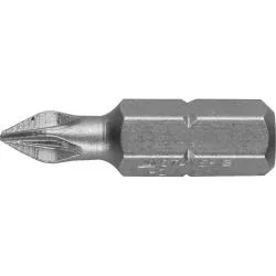 Биты STAYER "PROFI", хвостовик C 1/4", PZ №1, 25мм, 2шт
