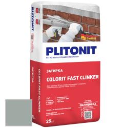 Затирка PLITONIT Colorit Fast Clinker серый 25кг Н008815