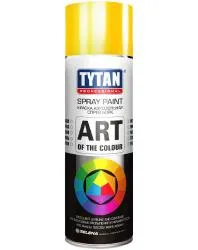 Краска аэрозольная TYTAN Art of the colour акриловая 400мл желтая 1018
