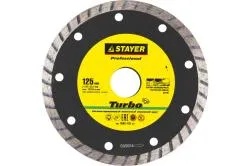 Диск алмазный Stayer Professional TURBO 125мм сегментированный 3662-125_z02
